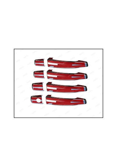 Ebal Otomotiv Hyundai i20 Krom Kapı Kolu 4 Kapı 2008-2014 ARASI Paslanmaz Çelik