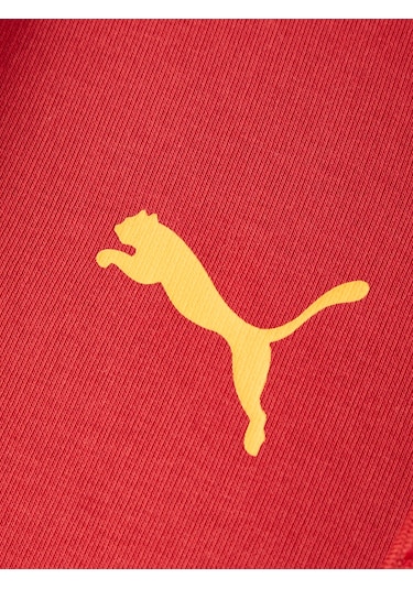 Gsstore Galatasaray Puma Fermuarlı Kapüşonlu Sweatshirt 78291001 Kırmızı