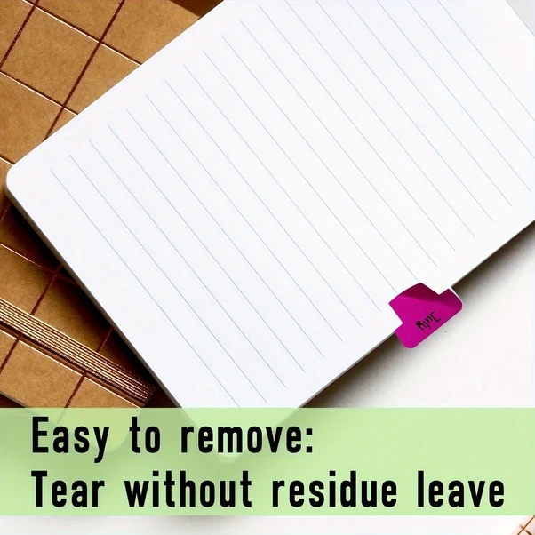 Wangxi 5 Renkli Yapışkanlı İndeks Etiketleri 60lı Set Kitap Notları Sayfa İşaretleme Ve Planlama Çıkartmaları