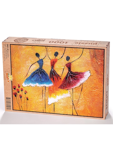 King Of Puzzle Balerinler Ahşap Puzzle 1000 Parça