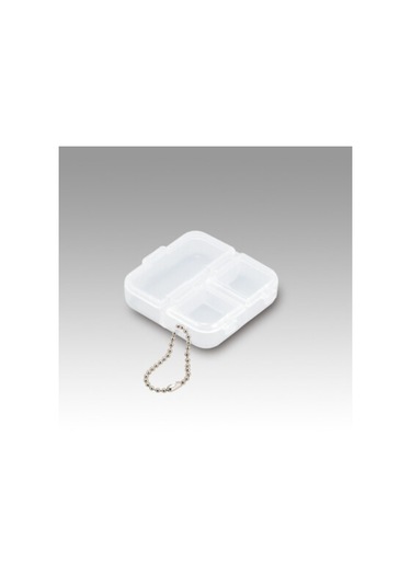 Meiho Square 4 Koma Case - Malzeme Kutusu Şeffaf