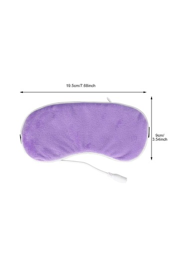 Lichen Elektrikli Isıtmalı Göz Maskesi, Usb Isıtıcı Göz Kapağı, Mavi