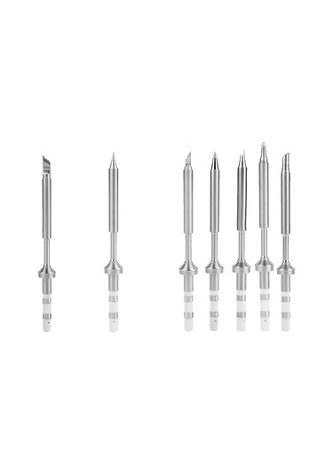 Teltree Ts100 İçin 7'li Paslanmaz Çelik Değiştirme Ucu - Hızlı Isınma, Mini Boyut, İyi Isıiletim - Elektronik Tamir Ve Üretim İçin