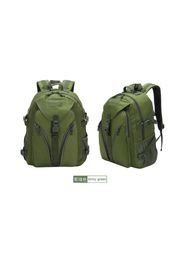 Ccgloball Çok Fonksiyonlu Kamuflaj Taktik Sırt Çantası, Büyük Kapasiteli Açık Hava Depolama Sırt Çantası Yeşil Ordu