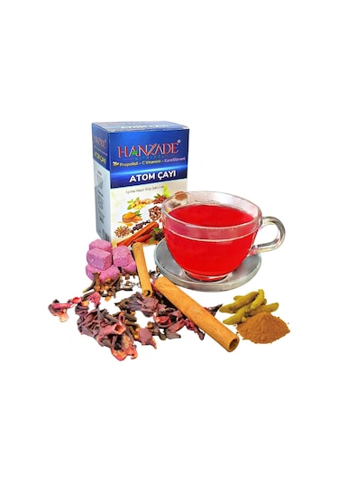 Hanzade Bitkisel Propolisli C Vitaminli Kara Mürverli Atom Çayı 3 x 150 G