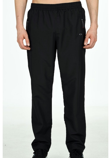 Enrico Ferry Siyah Erkek Mıcropoly Kumaş Eşofman Altı Edy2401s Siyah