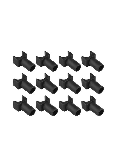 Suntek 12 Adet Tekerlekli Sandalye Kaydırıcı Destek Uzun-siyah