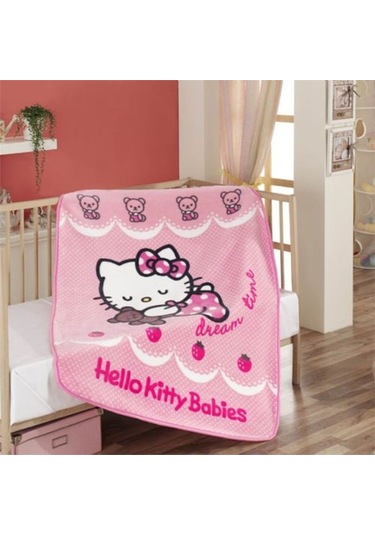 Hello Kitty Ribbon Bebek Battaniyesi Çok Renkli