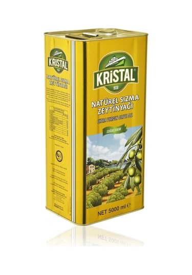 Kristal Yumuşak Doğal Zeytinyağı 5 L