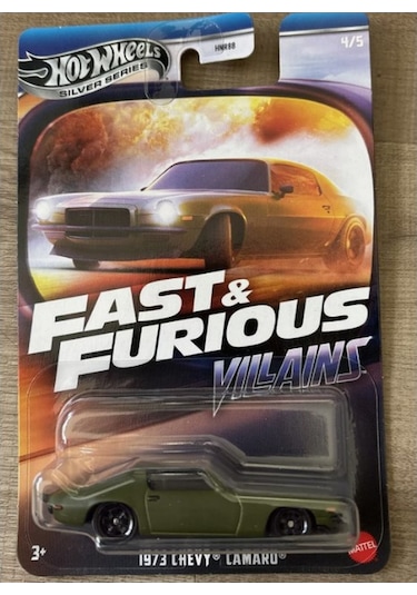 Hot Wheels Fast Furious Villains 1973 Chevy Camaro Hnr88 Jby37