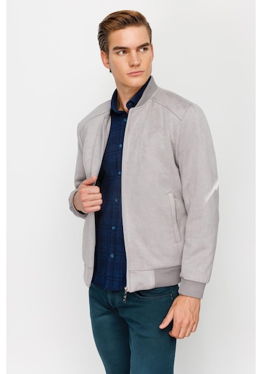 Igs Erkek Gri Standart Std Süet Mont Gri