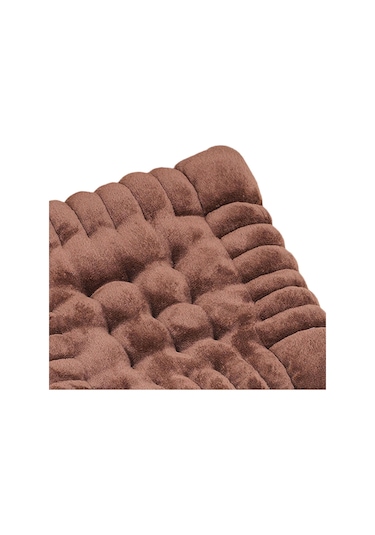 Suntek Peluş Zemin Yastık Kanepe Ofis Yurt Kare-kahverengi