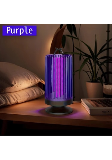 Boatshop1 Ev Sinek Kovucu Lamba Purple Uzun Ömürlü Gece Sessiz Sinek Tuzağı İç Mekan Kullanım İçin