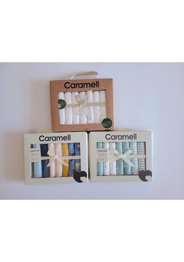 Elileart Bebek Mendili, %100 Pamuk Üçlü Ağız Mendili Mö324