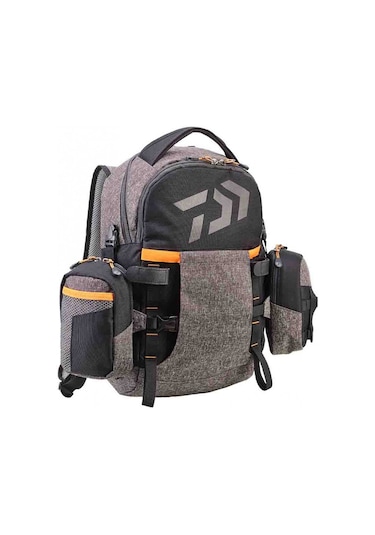 Daiwa Gri Turuncu 30 14 48cm Balıkçı Sırt Çantası
