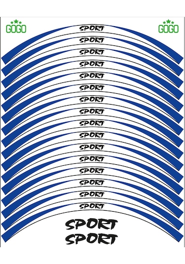 Universal Sport Reflektörlü Jant Şeridi N11.36457