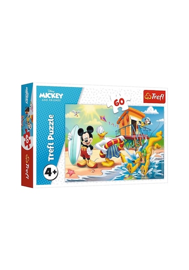 Trefl Çoçuk Mickey Ve Arkadaşları Eğlenceli Bir Gün 60 Parça Puzz