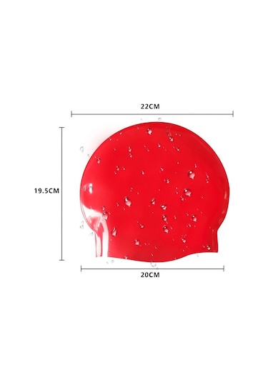 Parlak Dikişsiz Saf Silikon Yüksek Esneklik Profesyonel Yüzme Bonesi Mor