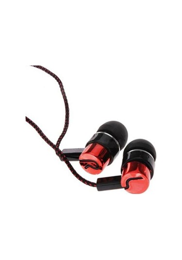 Yurt İçin Kulaklık Stereo Gürültü Azaltma Tpe 3.5 MM Kulak İçi Kablolu Stereo Örgü Kulaklık