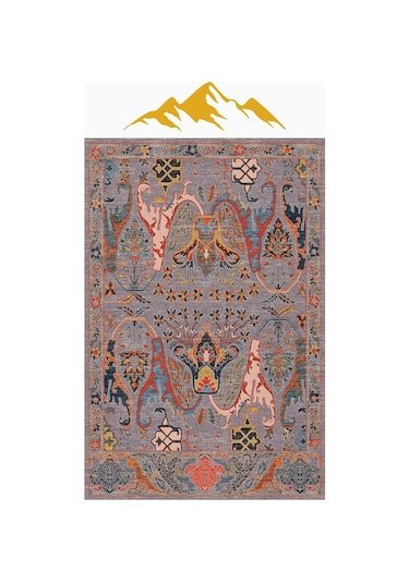 Modern Sisal Serisi Dijital Baskı Sisal Dokuma Halı Slh048 Renkli