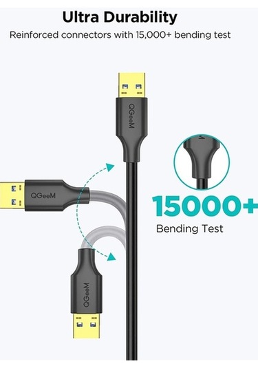 Ebitda Qg-cvq21 1m Usb 3.0 Adaptör Uzatma Kablosu - Mac/pc İçin Yüksek Hızlı Veri Aktarım