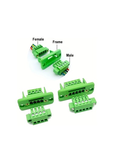 Wangxi 6 Pozisyon Vidalı Kilitli Nylon Yalıtımlı Hızlı Bağlantı Terminal Bloğu