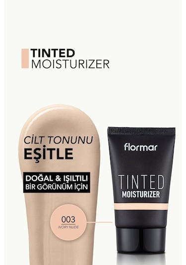 Flormar Fondöten - Tinted Moisturizer - 003 Ivory Nude - 8682536041379