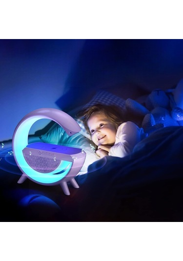 Bukrem Store G-speaker Bt-2301 Rgb Işıklı Kablosuz Şarjlı Bluetooth Hoparlör + Fm / Tf / Aux