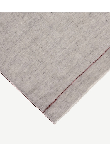 Yargıcı Şerit Detaylı Maskulen Şal 26yesl1003x 005 Gri