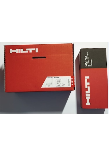 Hılti 14 Mx Çivi 1200 Adet + Gaz Tüpü Gc 42