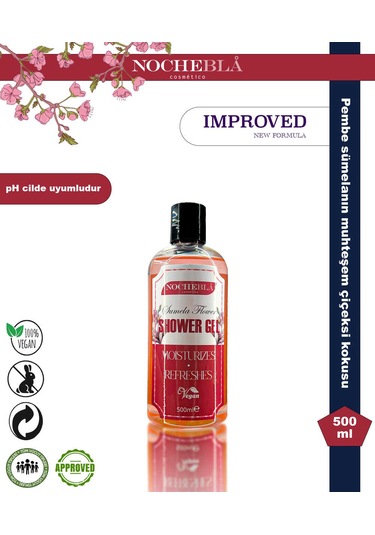 Nochebla Vegan Duş Jeli Sümela Çiçeği 500 ML