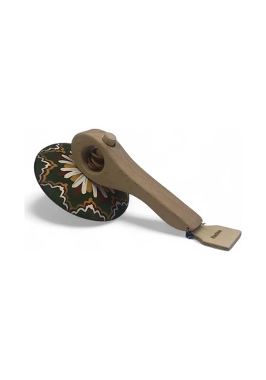 Çılgın Çark Ahşap Topaç Yeşil