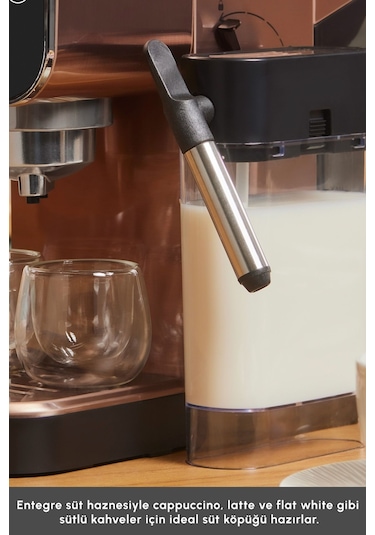 Karaca Mycaffee Barista S20 Entegre Süt Hazneli Otomatik Espresso Ve Latte Makinesi