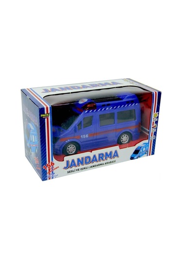 Prestij Oyuncak Sesli ve Işıklı Jandarma  Arabası