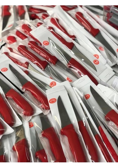 Heritagen 16 Cm Doğrama Bıçağı Sivri Kasap Bıçak Turuncu