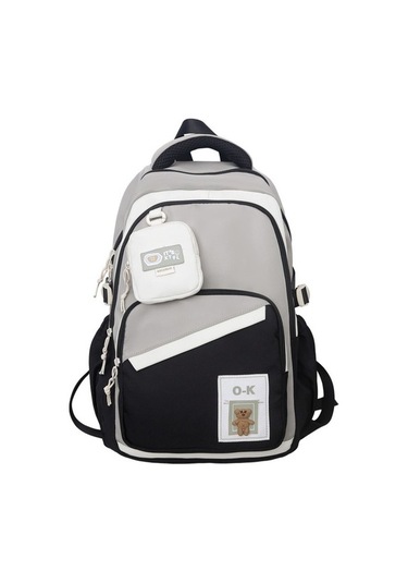 Ortaokul Lise Öğrencileri Için Büyük Kapasiteli Hafif Sırt Çantası Ppw7ks Siyah