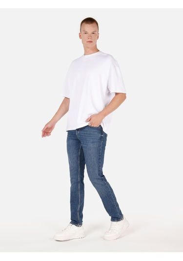 Colins 044 Karl Normal Kesim Düşük Bel Düz Paça Mavi Erkek Pantolon Cl1071243 Denim Colins 044 Karl Normal Kesim Düşük Bel Düz Paça Mavi Erkek Pantolon Cl1071243 Denim