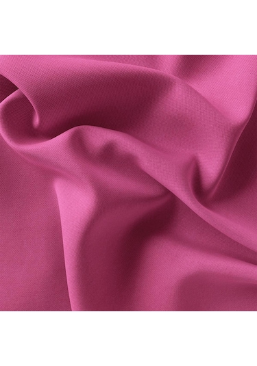 Tekli Kadife Dokulu Kırlent Kılıfı Fuşya-2514 001