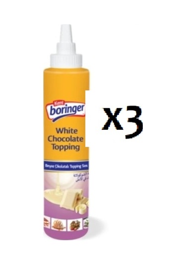 Kent Boringer Topping Sos Beyaz Çikolata 3 x 750 G
