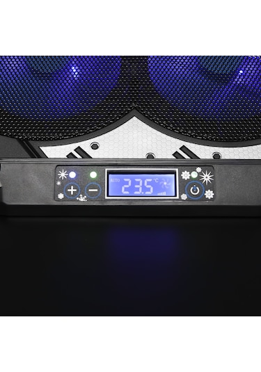 Rush RC828 Ironice Çift Fanlı Led Aydınlatmalı Laptop Notebook Soğutucu