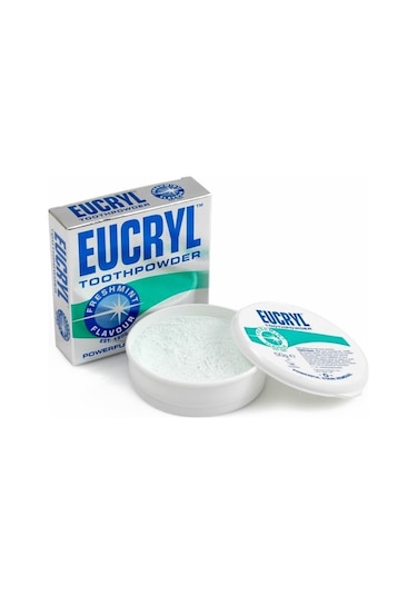 Eucryl Freshmint Smokers Beyazlatıcı Diş Tozu 50 G