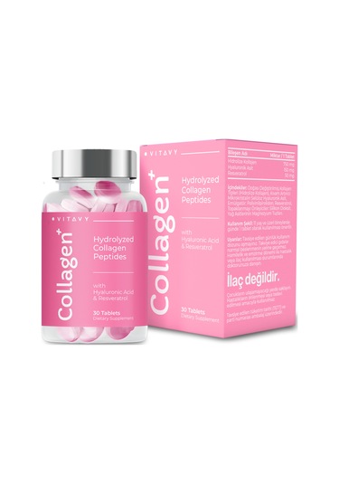 Vitavy Collagen & Hyaluronic Acid & Resveratrol 30 Tablet