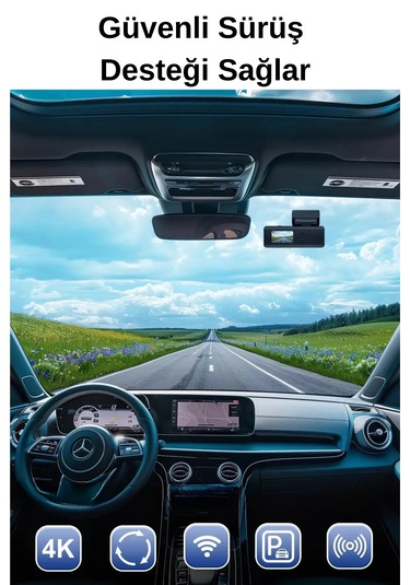 Wearfitpro Dash Cam 4k Araç İçi Kamera Kaza Güvenlik Kamerası