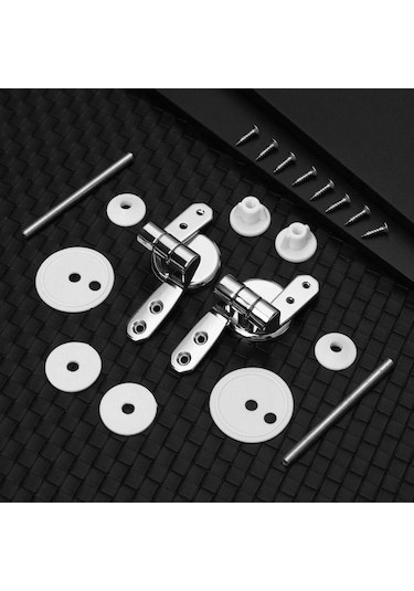 Tongxida Krom Klozet Bağlantı Parçaları, Yedek Menteşe Ve Kapağı, Klozet Kapağı Menteşesi, Tuvalet Bağlayıcı Aksesuarı Gümüş