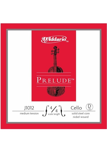 D'Addario J1012 4/4M Prelude D Çello Teli (Re)