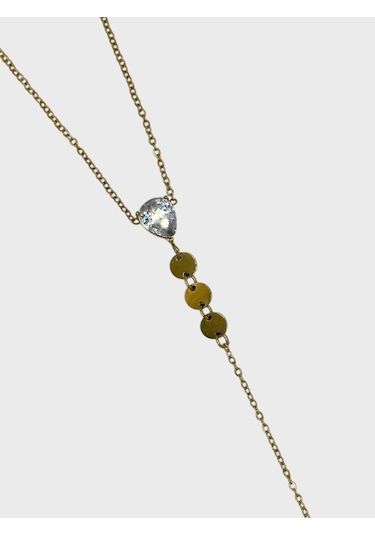 Arnes Jewelry Çelik Zirkon Taşlı Pullu Şahmeran Bileklik Ar578nes Gold