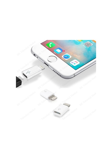 For Iphone 8 Pin için Micro Usb Dönüştürücü Data/Şarj Adaptör