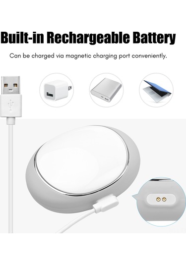 Teltree 3 Seviye Isıtmalı, 5 Titreşim Modlu Emzirme Masaj Aleti - Şarj Edilebilir Çok Renkli