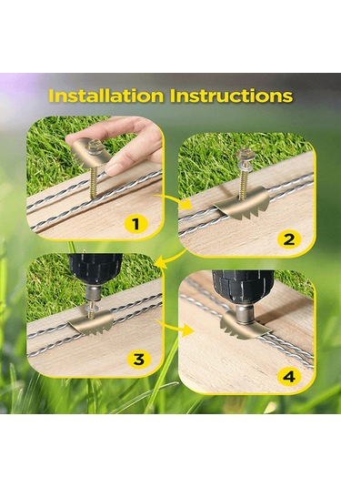 50 Adet Çit Teli Çivisi Seti Kaiyi Standart