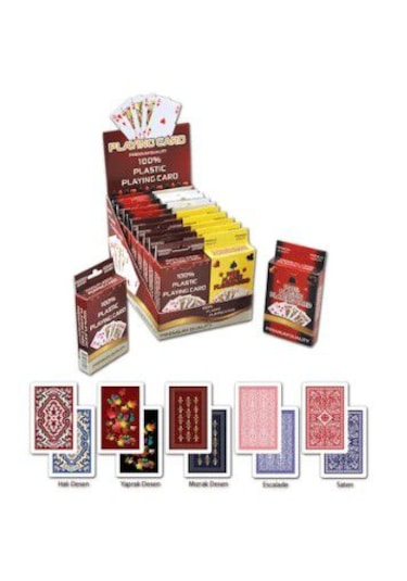A-30 Oyun Kağıdı Premium Plastik Star